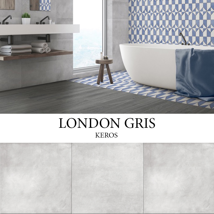 KEROS LONDON GRIS 80x80
